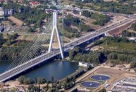 Trasa północna i most im. Tadeusza Mazowieckiego.